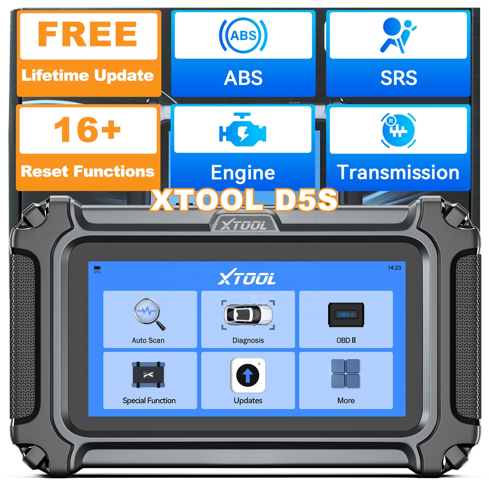 Car Diagnostic Tool - D5S Obd2 Tarayıcı 12V Ömür Boyu