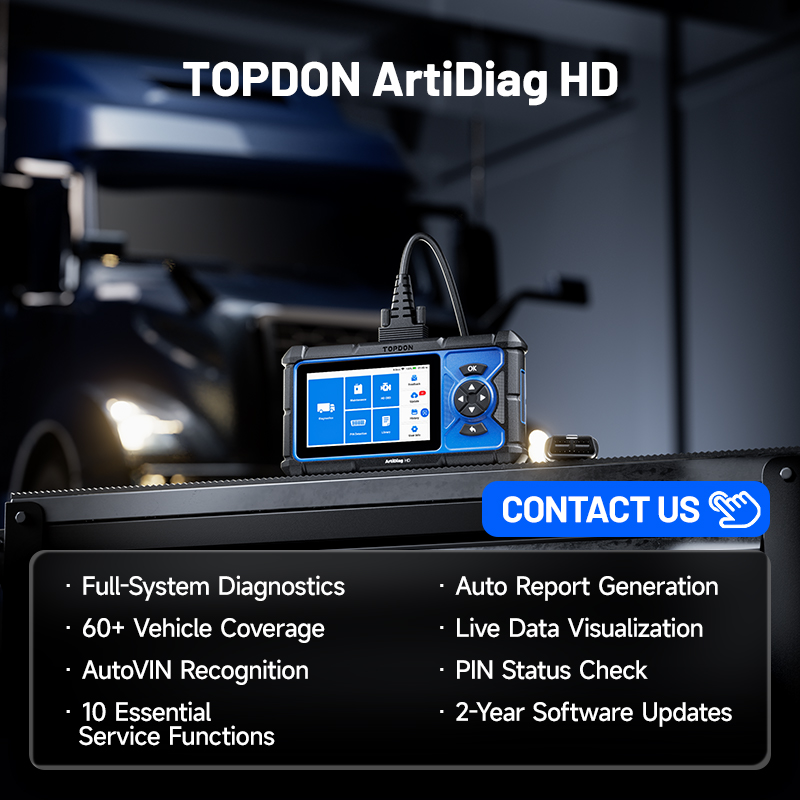 Car Diagnostic Tool - TOPDON Artidiag HD 60 Ağır Vasıta