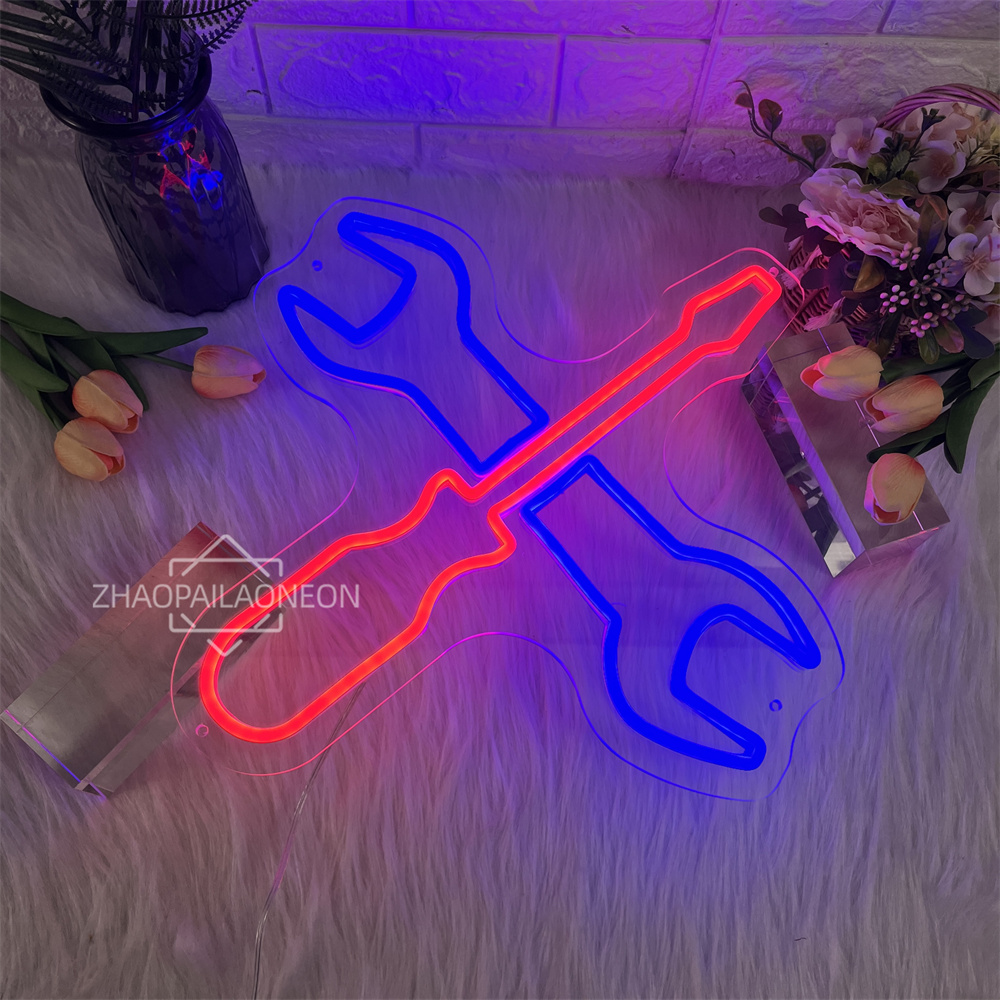 Oto Tamirhanesi Neon Tabela Iş - Auto Repair Shop Open incelemesi ve fiyatı