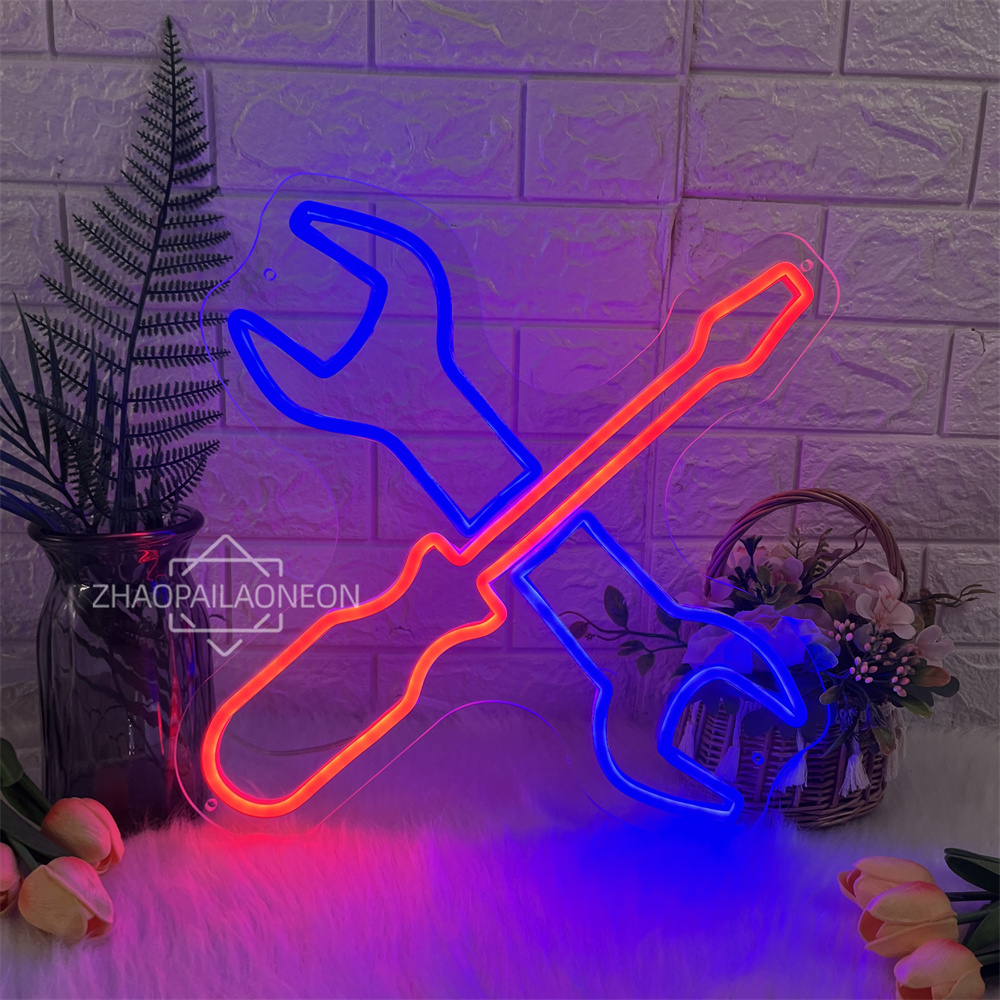 Oto Tamirhanesi Neon Tabela Iş - Auto Repair Shop Open incelemesi ve fiyatı