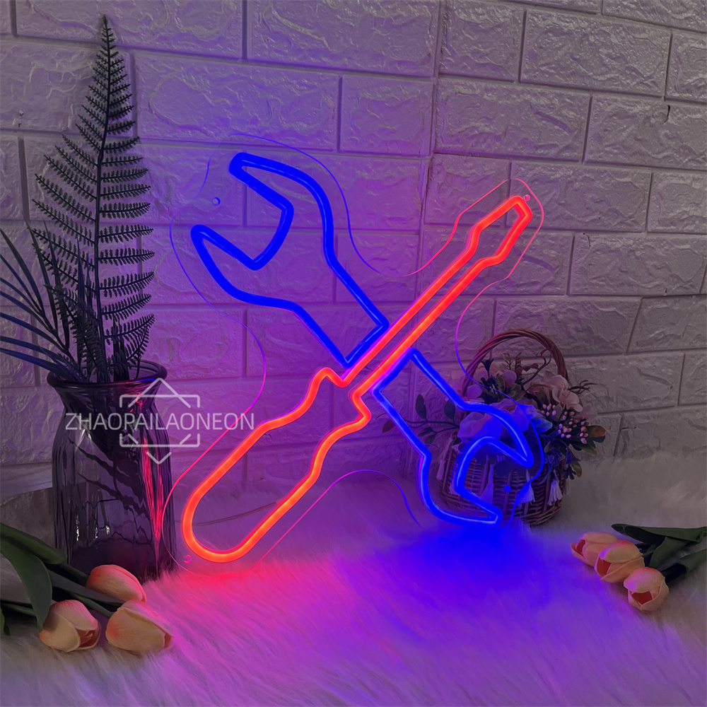 Oto Tamirhanesi Neon Tabela Iş - Auto Repair Shop Open incelemesi ve fiyatı