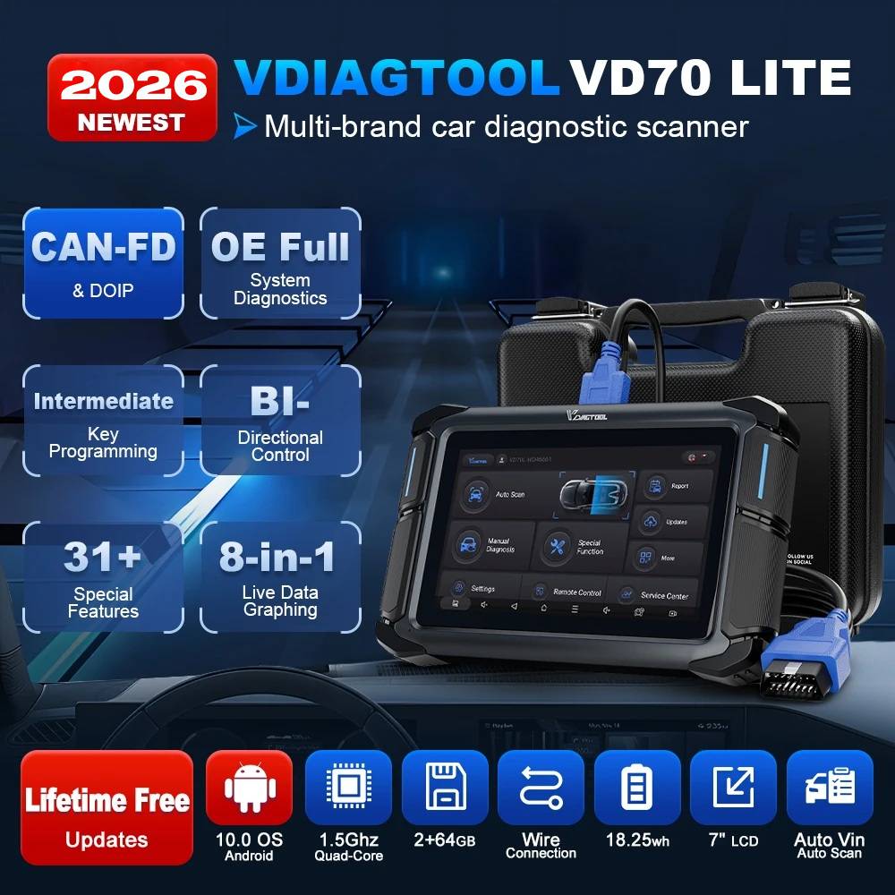 AB Stok VDAIGTOOL VD70 Lite Ev - Car Diagnostic Tool incelemesi ve fiyatı