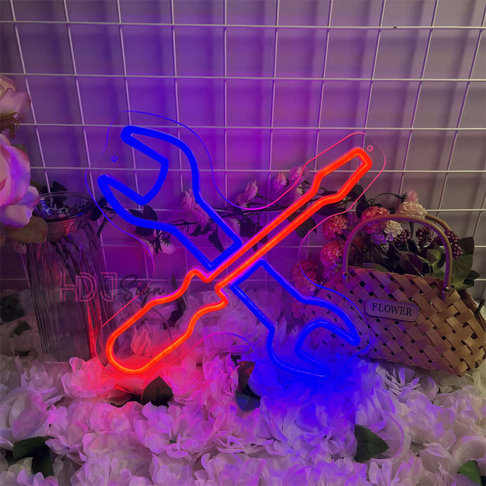 Oto Tamirhanesi Neon Tabela Iş - Auto Repair Shop Open incelemesi ve fiyatı
