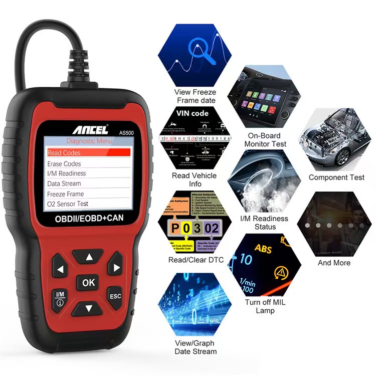 Tüm OBDII fonksiyonları Çoklu  - Car Diagnostic Tool incelemesi ve fiyatı