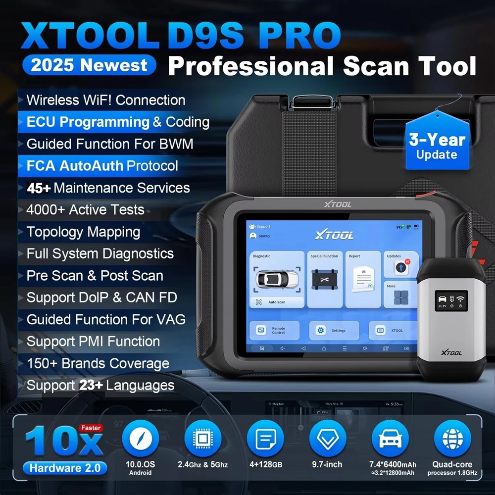 ABD Deposu XTOOL D9S Pro Araç  - Car Diagnostic Tool incelemesi ve fiyatı