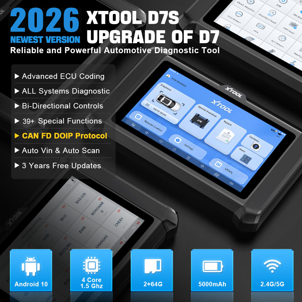 ABD Deposu XTOOL D7S Araç ECU  - Car Diagnostic Tool incelemesi ve fiyatı
