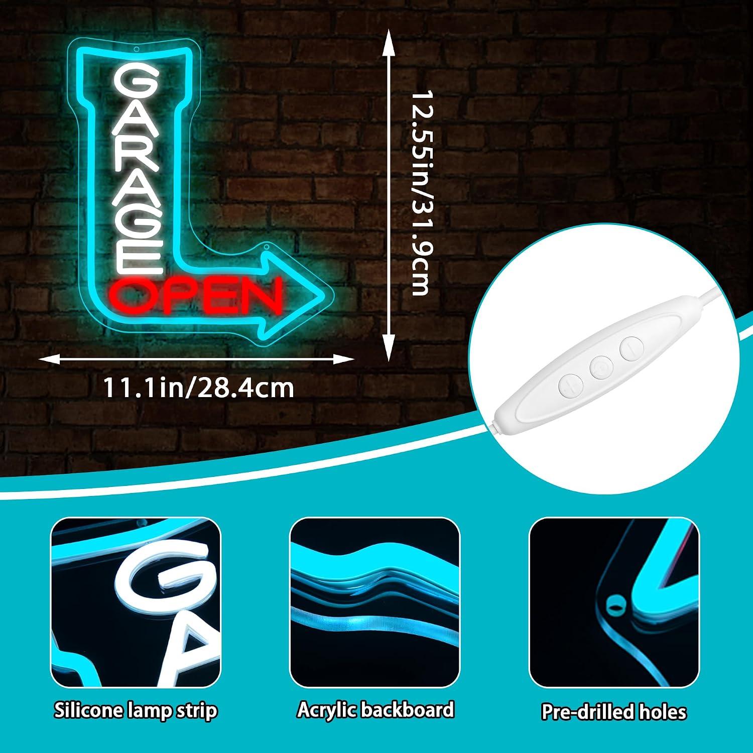 Garaj Açık Ok Neon Tabela Usb  - Auto Repair Shop Open incelemesi ve fiyatı