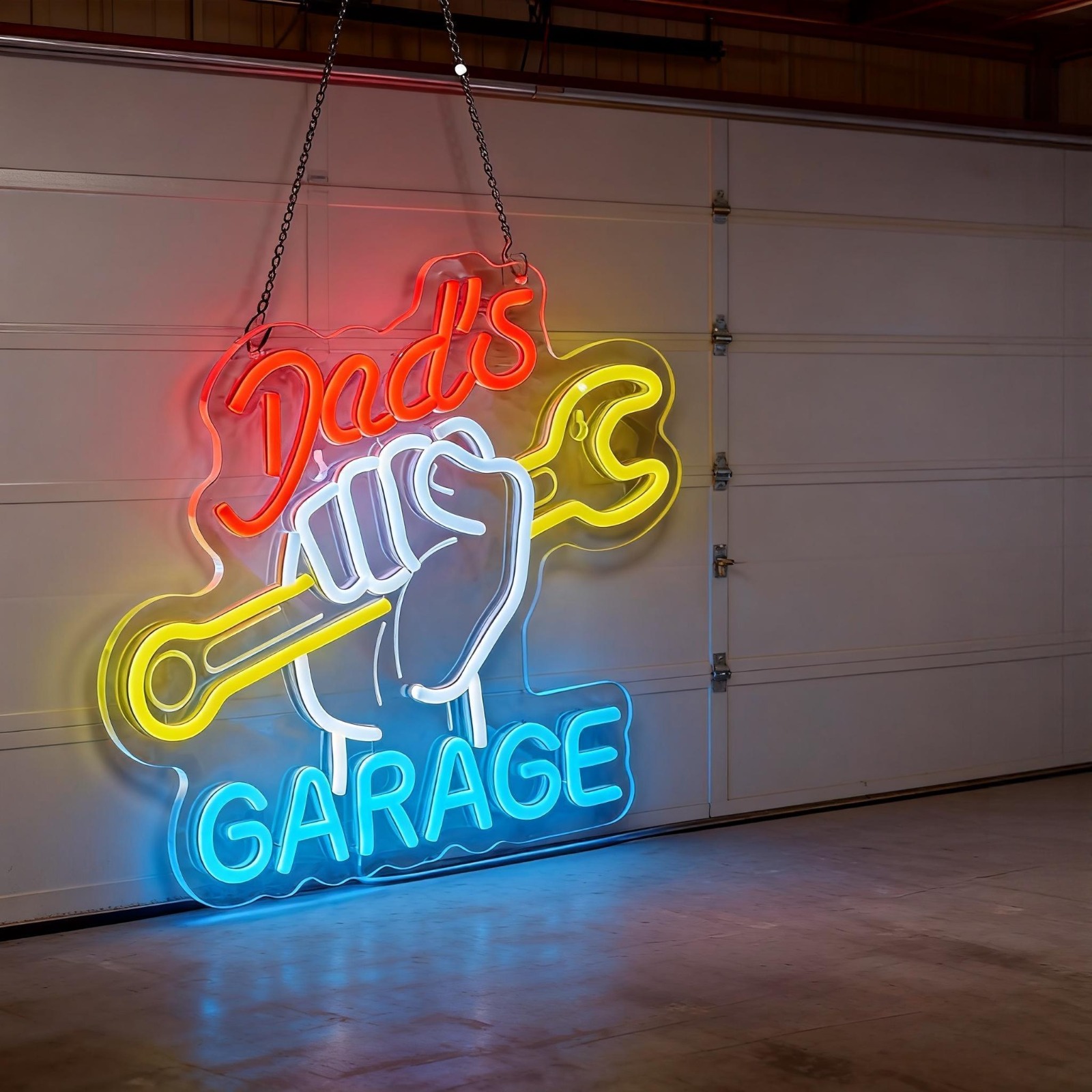 Babamın Garajı Neon Tabela LED - Auto Repair Shop Open incelemesi ve fiyatı