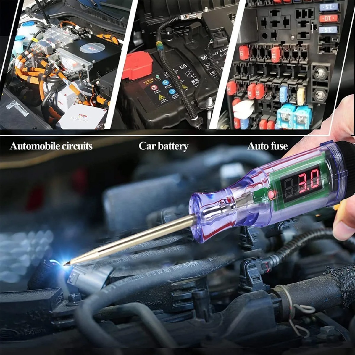 Araba Kamyon Voltaj Devre Test - Car Diagnostic Tool incelemesi ve fiyatı